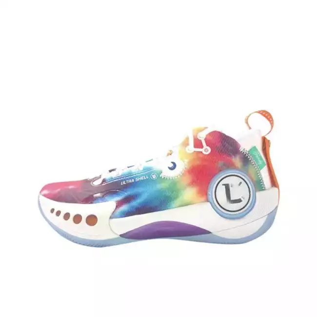 Rainbow basketball shoes on sale