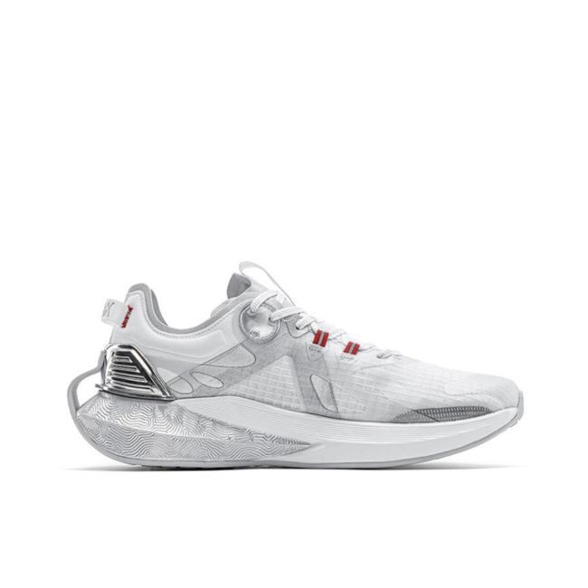 maxsoul 3wチタンProceed tour silver970X Peak TaiChi 3.0 Pro Men's Casual Running Shoes - White/Silver