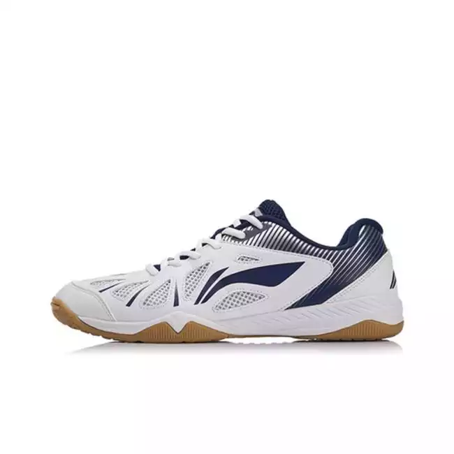 Li Ning Professional Men s Tennis Training Shoes White Blue