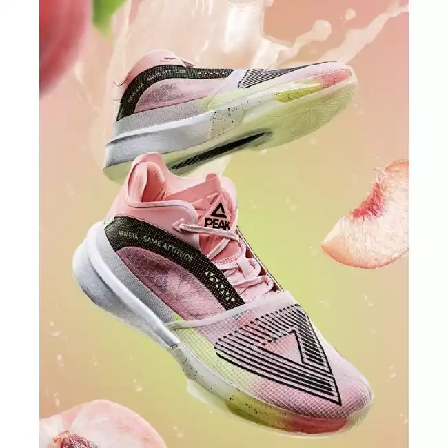 Peach basketball shoes discount