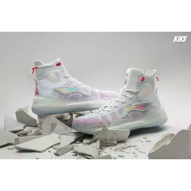 Li-Ning Yu Shuai XIII “䨻” Premium High Basketball Shoes - White
