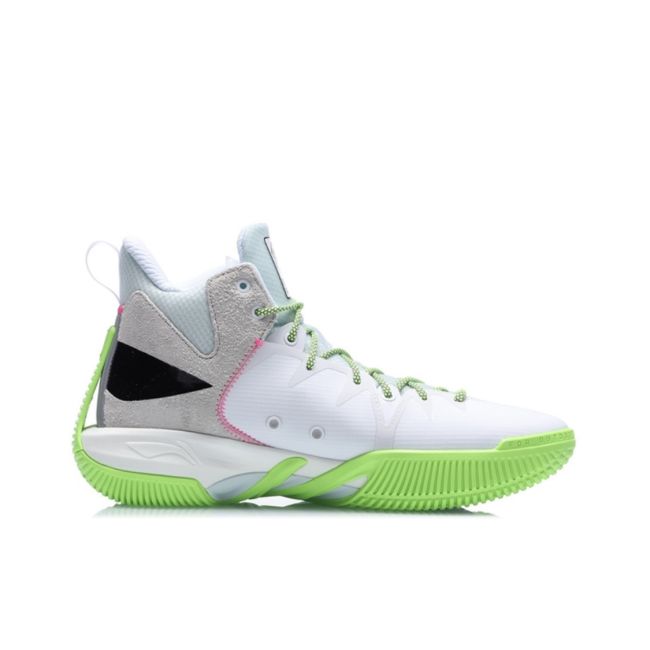 Li-Ning Badfive 1 High Men's Basketball Shoes - White/Green