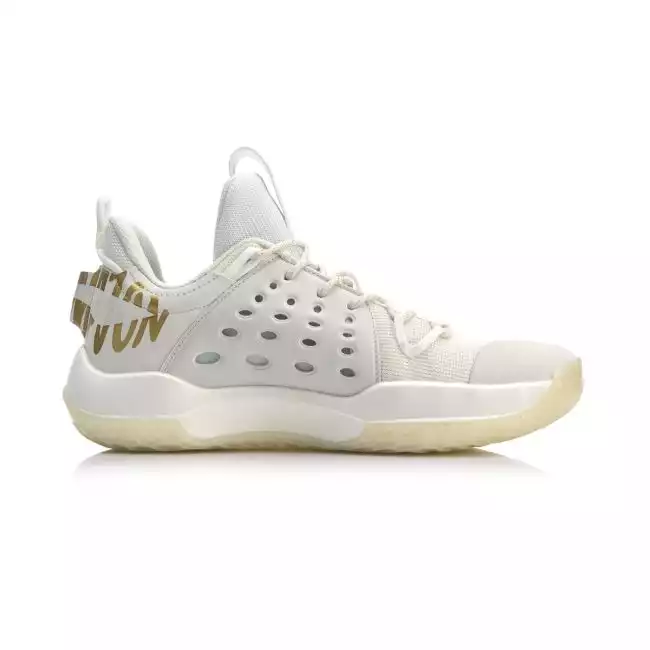 Lining 2018 2019 CBA Championship Sonic VII Glory Edition Low Basketball Shoes White