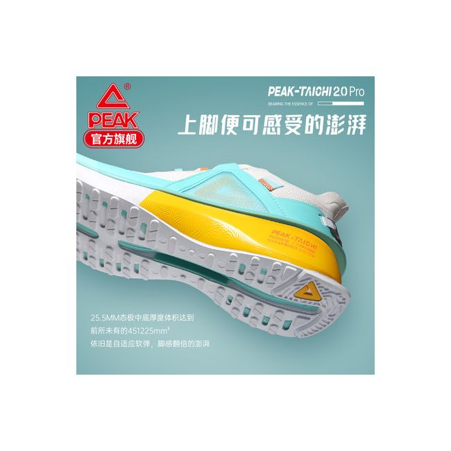Peak x Taichi 2.0 Pro Breathable Thicken Mid Sneakers