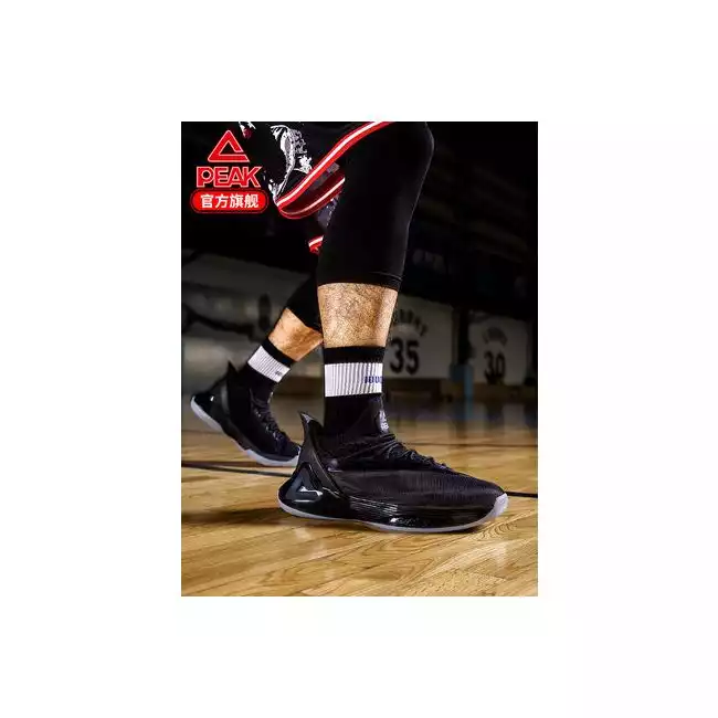Peak X TaiChi Men s Tony Parker 7 Actual Basketball Shoes Black
