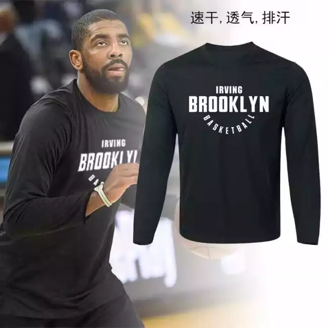 Kyrie Irving Brooklyn Basketball Training Long Sleeves