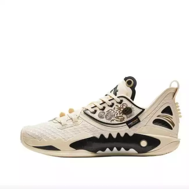 Anta Shock Wave 5 V2 Basketball Shoes - Fossil