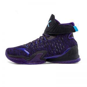 Anta Klay Thompson KT3 Men's High Basketball Shoes - Black/Purple