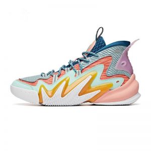 Anta Shock The Game 4.0 “狂潮 2 ” Kt Sneakers - Blue/Pink/Green