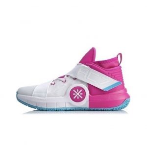 Li-Ning Wade 全城 All City 7 Professional Basketball Shoes - White/Pink