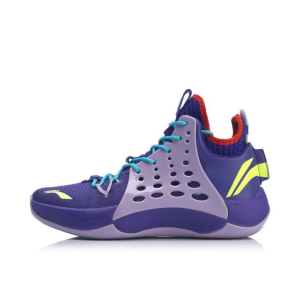 Li-Ning Sonic VII C.J. McCollum Mid Professional Basketball Shoes - Purple