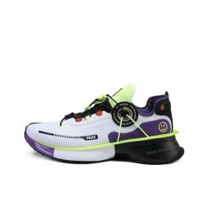Peak x Taichi “Lakers” Running Shoes - White/Green/Black