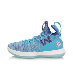 Li-Ning Wade AIT VI All In Team Men’s Professional Basketball Shoes - Blue/White