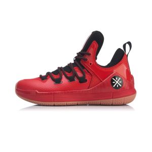 Lining Wade The Six Man 2019 Men's Mid Basketball Sneakers - Red
