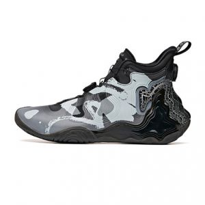 Anta Star Mountain Series Men‘s High Technology Sports Shoes - Black/Grey/Silver